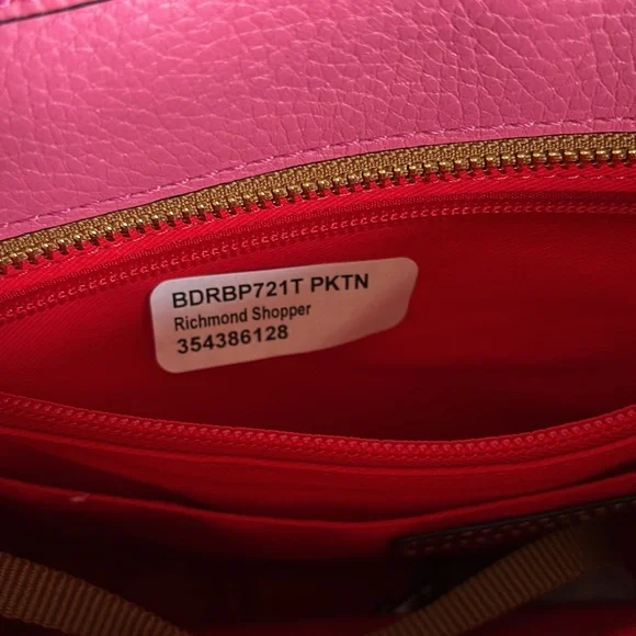 RARE Dooney & Bourke Pink Leather, Richmond Shopper - Picture 12 of 14